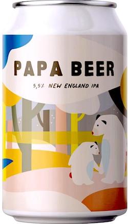 Brouwerij Eleven Papa Beer 33cl bier blikje 5,5%
