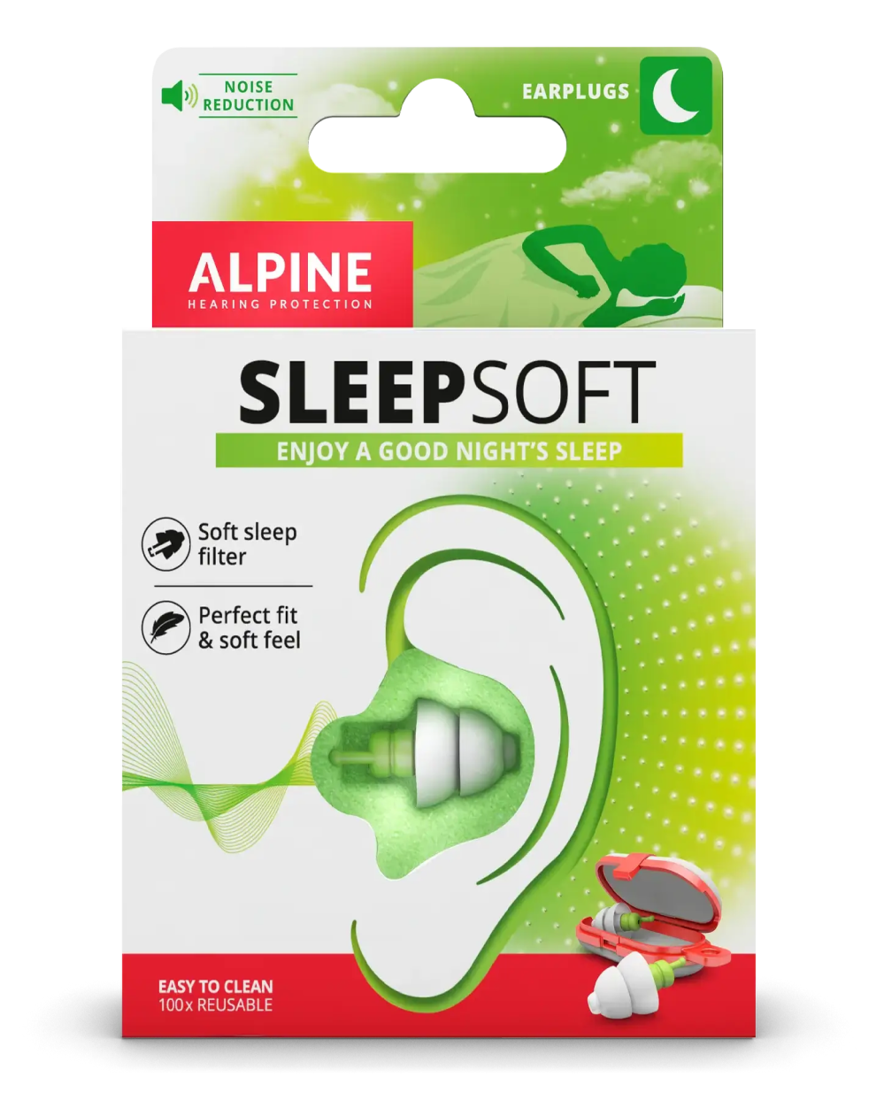 Alpine Sleepsoft Slaap Oordoppen