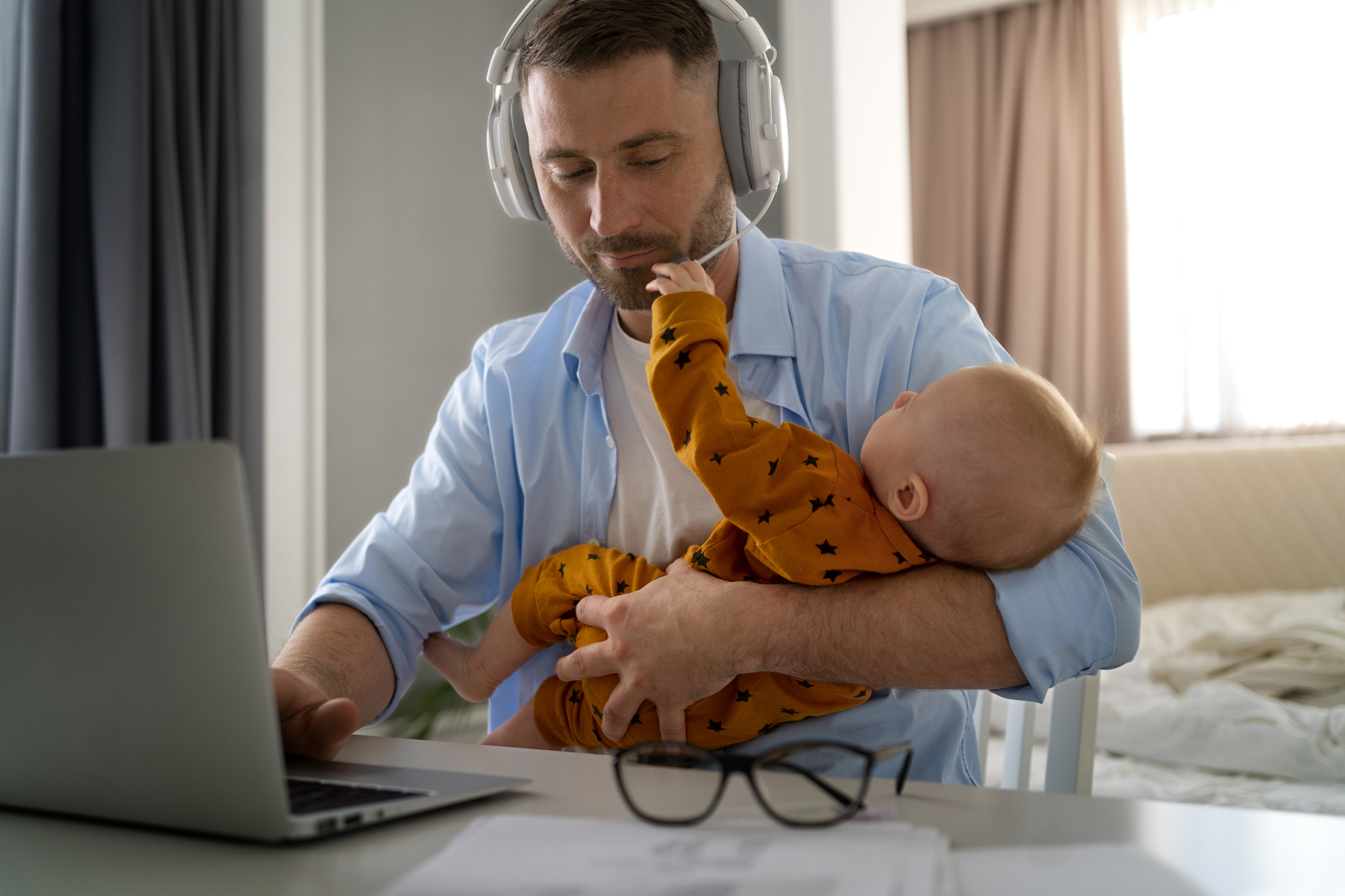 Werk combineren met baby